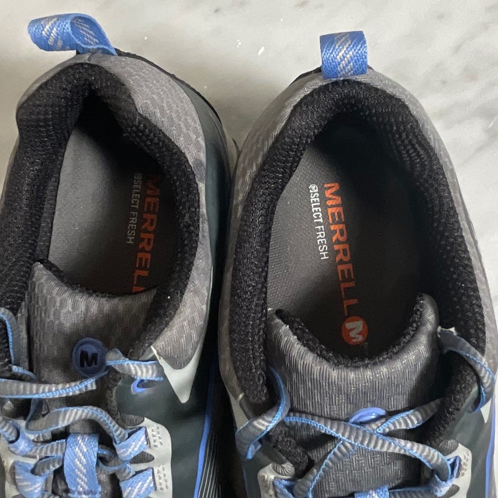 Grey Merrell Select Fresh Vibram Performance Hiking or Trail Sneakers Size 8.5 - Picture 6 of 9